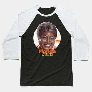 Florida Evans Good Times 70s Sitcom Baseball T-Shirt